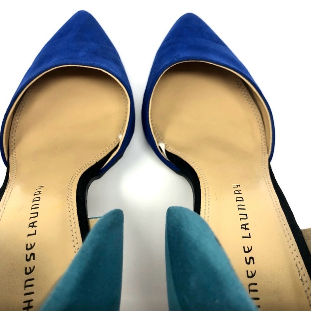Chinese Laundry Blue Heels - Picture 5 of 8